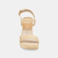 ALYSIA HEELS LT NATURAL RAFFIA -Fashion Shoe Store ALYSIA LTNATRAFFIA 4