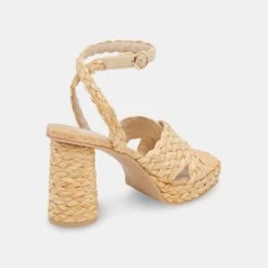 ASALA HEELS LT NATURAL RAFFIA -Fashion Shoe Store ASALA LTNATRAFFIA 3