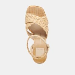 ASALA HEELS LT NATURAL RAFFIA -Fashion Shoe Store ASALA LTNATRAFFIA 6
