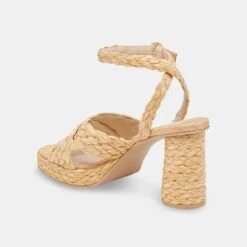 ASALA HEELS LT NATURAL RAFFIA -Fashion Shoe Store ASALA LTNATRAFFIA 9