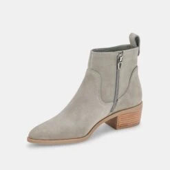 ABLE BOOTIES CONCRETE GREY SUEDE -Fashion Shoe Store DOLCEVITA BOOTIES ABLE CONCRETEGREYSUEDE 08