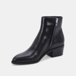 AVALON BOOTIES BLACK LEATHER -Fashion Shoe Store DOLCEVITA BOOTIES AVALON BLACKLEATHER 08