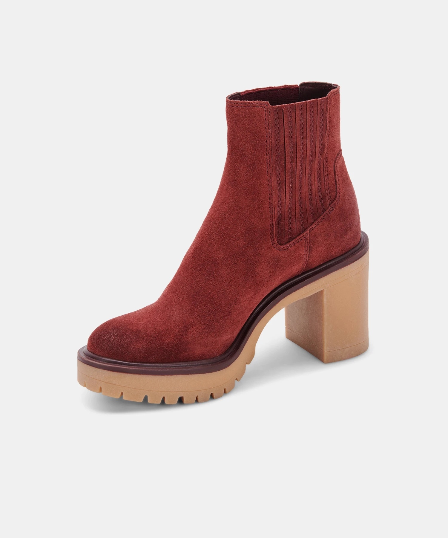 CASTER H2O BOOTIES MAROON SUEDE 8 CASTER H2O BOOTIES MAROON SUEDE - Image 6