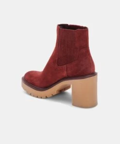 CASTER H2O BOOTIES MAROON SUEDE 16 CASTER H2O BOOTIES MAROON SUEDE -Fashion Shoe Store DOLCEVITA BOOTIES CASTER H20 MAROONSUEDEH20 09
