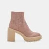 CASTER BOOTIES CAFE CANVAS -Fashion Shoe Store DOLCEVITA BOOTIES CASTER CAFE CANVAS 02