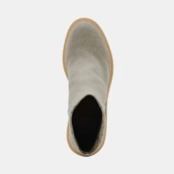 CASTER BOOTIES SAGE CANVAS -Fashion Shoe Store DOLCEVITA BOOTIES CASTER SAGECANVAS 06