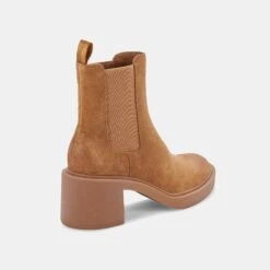 GUNNER BOOTIES BROWN SUEDE -Fashion Shoe Store DOLCEVITA BOOTIES GUNNER BROWNSUEDE 03