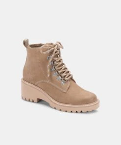 HUEY HIKER BOOTS MUSHROOM NUBUCK -Fashion Shoe Store DOLCEVITA BOOTIES HUEY HIKER MUSHROOM NUBUCK