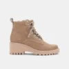 HUEY HIKER BOOTS MUSHROOM NUBUCK -Fashion Shoe Store DOLCEVITA BOOTIES HUEY HIKER MUSHROOM NUBUCK SIDE