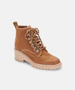 HUEY HIKER BOOTS WHISKEY NUBUCK -Fashion Shoe Store DOLCEVITA BOOTIES HUEY HIKER WHISKEY NUBUCK