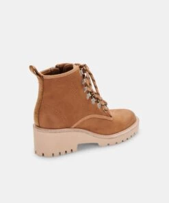 HUEY HIKER BOOTS WHISKEY NUBUCK -Fashion Shoe Store DOLCEVITA BOOTIES HUEY HIKER WHISKEY NUBUCK BACK