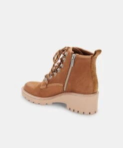 HUEY HIKER BOOTS WHISKEY NUBUCK -Fashion Shoe Store DOLCEVITA BOOTIES HUEY HIKER WHISKEY NUBUCK INSTEP BACK