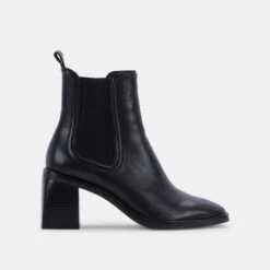 ILIANA BOOTIES BLACK LEATHER