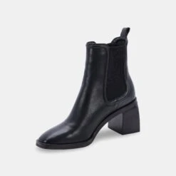 ILIANA BOOTIES BLACK LEATHER -Fashion Shoe Store DOLCEVITA BOOTIES ILIANA BLACKLEATHER 08