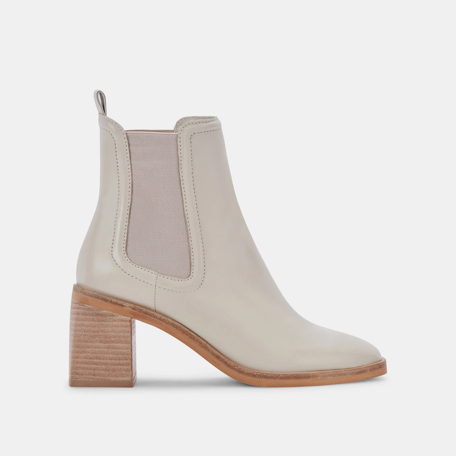 ILIANA BOOTIES IVORY LEATHER 3 ILIANA BOOTIES IVORY LEATHER