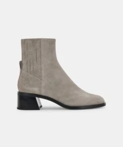 LAYTON BOOTIES CHARCOAL SUEDE
