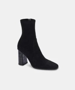 PETYA BOOTIES BLACK STELLA SUEDE 16 PETYA BOOTIES BLACK STELLA SUEDE -Fashion Shoe Store DOLCEVITA BOOTIES PETYA BLACKSTELLASUEDE 01