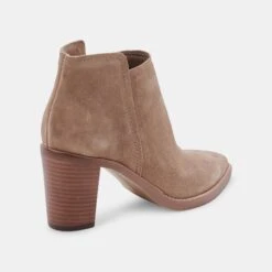 SPADE BOOTIES MUSHROOM SUEDE -Fashion Shoe Store DOLCEVITA BOOTIES SPADE MUSHROOMSUEDE 03