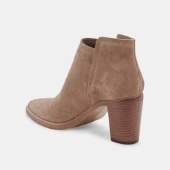 SPADE BOOTIES MUSHROOM SUEDE -Fashion Shoe Store DOLCEVITA BOOTIES SPADE MUSHROOMSUEDE 09