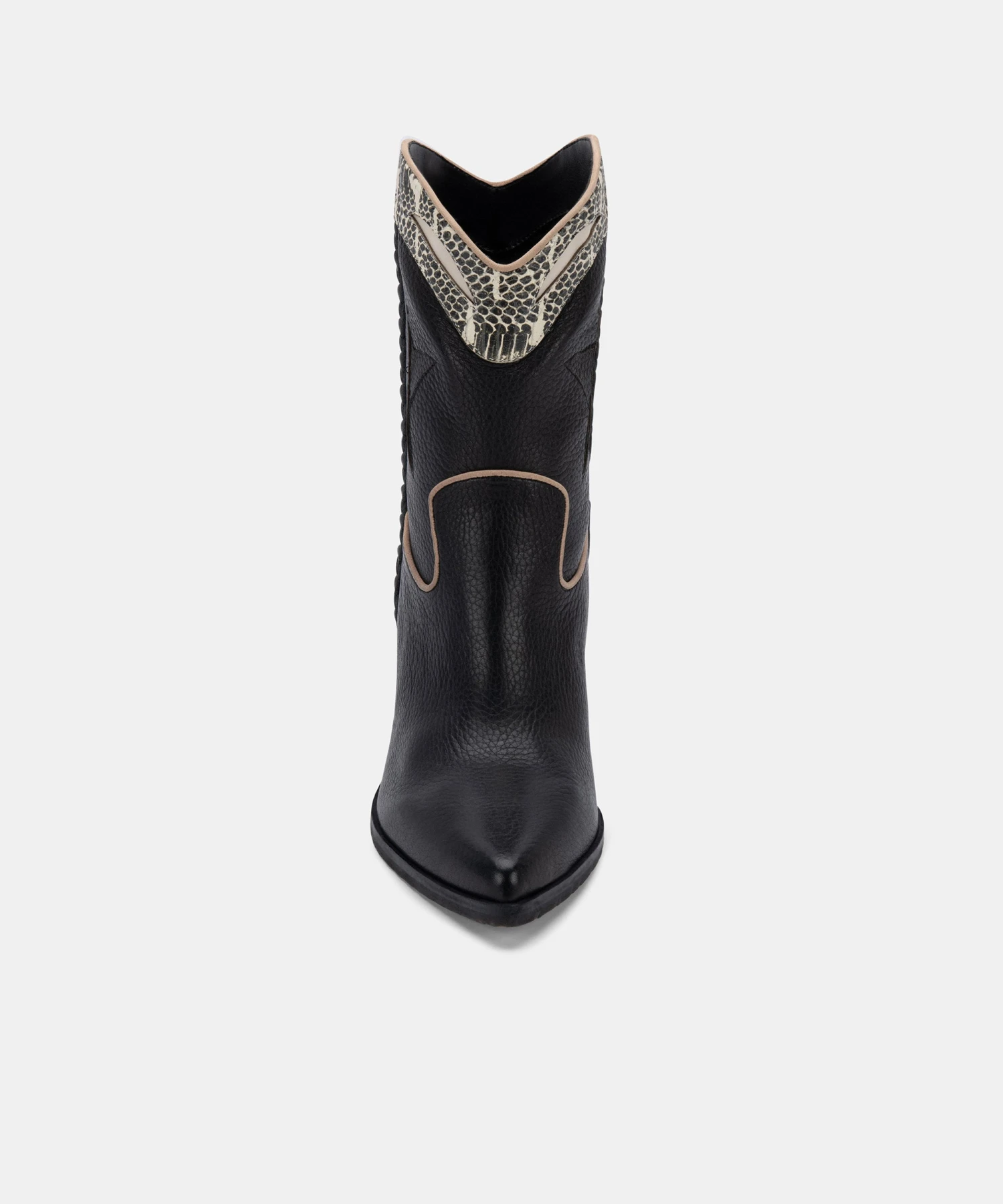 LORAL BOOTIES BLACK LEATHER 10 LORAL BOOTIES BLACK LEATHER - Image 8