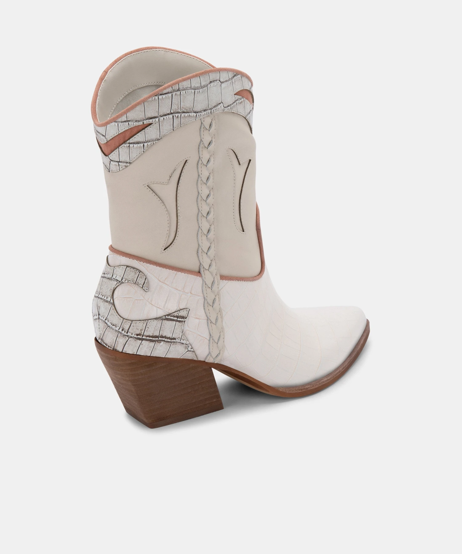 LORAL BOOTIES IVORY LEATHER 7 LORAL BOOTIES IVORY LEATHER - Image 5