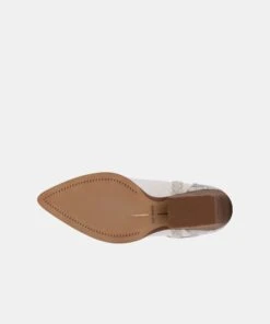 LORAL BOOTIES IVORY LEATHER 24 LORAL BOOTIES IVORY LEATHER -Fashion Shoe Store DOLCEVITA BOOTIE LORAL IVORY CROCO PRINT LEATHER BOTTOM