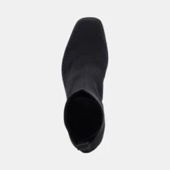 ALAYA BOOTIES BLACK KNIT -Fashion Shoe Store DOLCEVITA BOOTS ALAYA BLACKKNIT 06