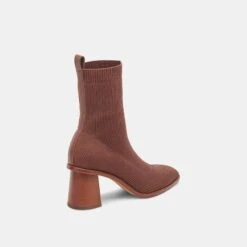 Dolce Vita ALAYA BOOTIES BROWN KNIT -Fashion Shoe Store DOLCEVITA BOOTS ALAYA BROWNKNIT 03