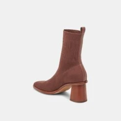 Dolce Vita ALAYA BOOTIES BROWN KNIT -Fashion Shoe Store DOLCEVITA BOOTS ALAYA BROWNKNIT 09