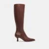 Dolce Vita AUGGIE BOOTS CHOCOLATE DRITAN LEATHER -Fashion Shoe Store DOLCEVITA BOOTS AUGGIE CHOCOLATELEATHER 02