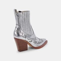 BEAUX BOOTS SILVER LEATHER -Fashion Shoe Store DOLCEVITA BOOTS BEAUX SILVERLEATHER 03
