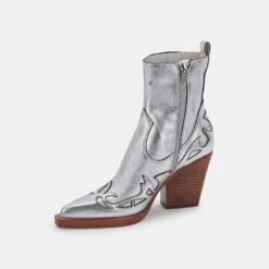BEAUX BOOTS SILVER LEATHER -Fashion Shoe Store DOLCEVITA BOOTS BEAUX SILVERLEATHER 08