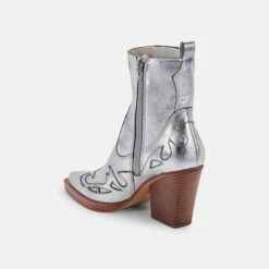 BEAUX BOOTS SILVER LEATHER -Fashion Shoe Store DOLCEVITA BOOTS BEAUX SILVERLEATHER 09
