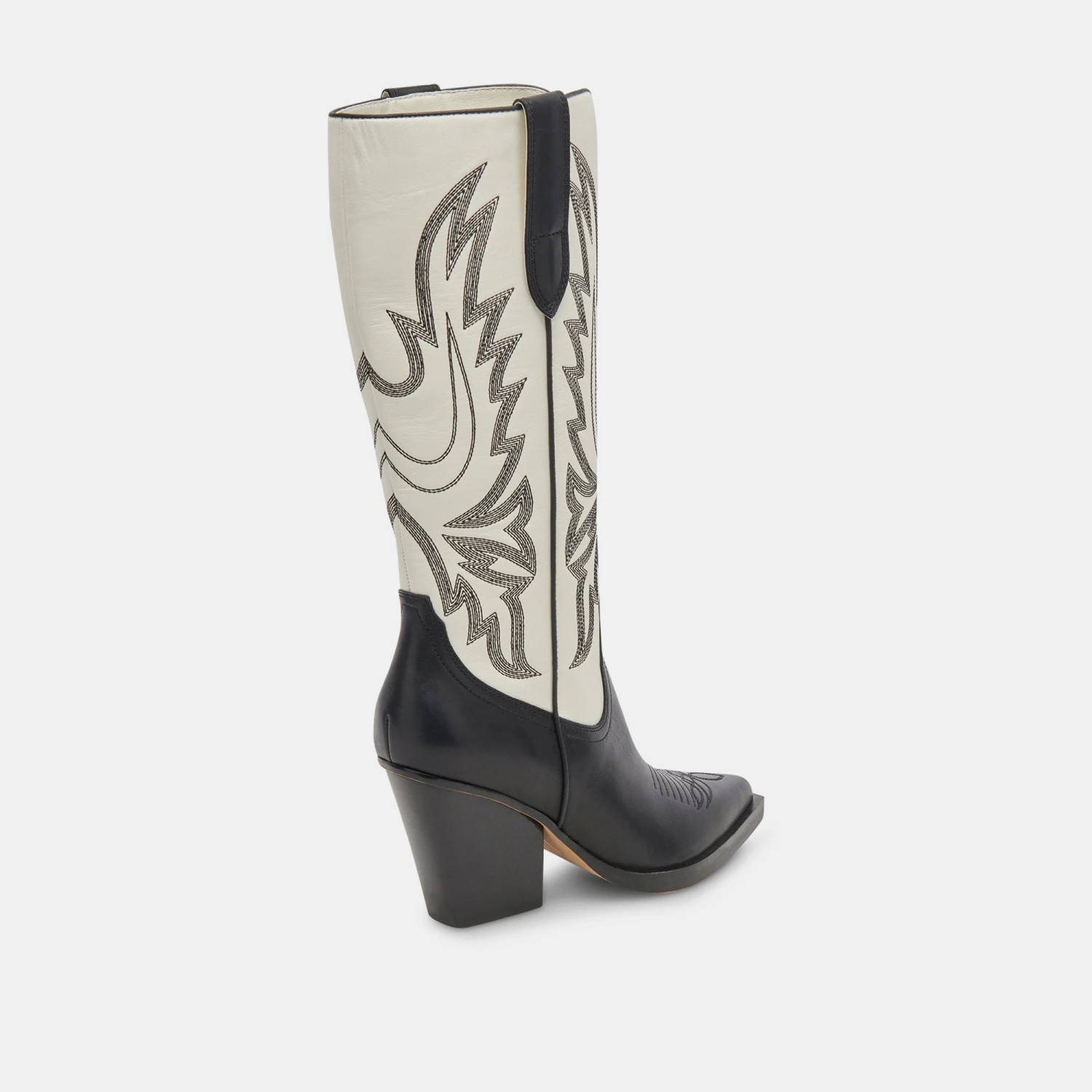 Dolce Vita BLANCH BOOTS BLACK WHITE LEATHER 7 Dolce Vita BLANCH BOOTS BLACK WHITE LEATHER - Image 5