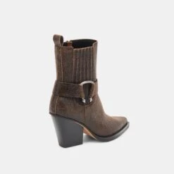 Dolce Vita BOUNTY BOOTS ESPRESSO DISTRESSED LEATHER -Fashion Shoe Store DOLCEVITA BOOTS BOUNTY ESPRESSODISTRESSEDLEATHER 03