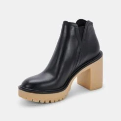 CASHE H2O BOOTS BLACK LEATHER -Fashion Shoe Store DOLCEVITA BOOTS CASHEH2O BLACKLEATHERH2O 08