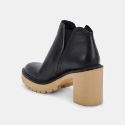 CASHE H2O BOOTS BLACK LEATHER -Fashion Shoe Store DOLCEVITA BOOTS CASHEH2O BLACKLEATHERH2O 09