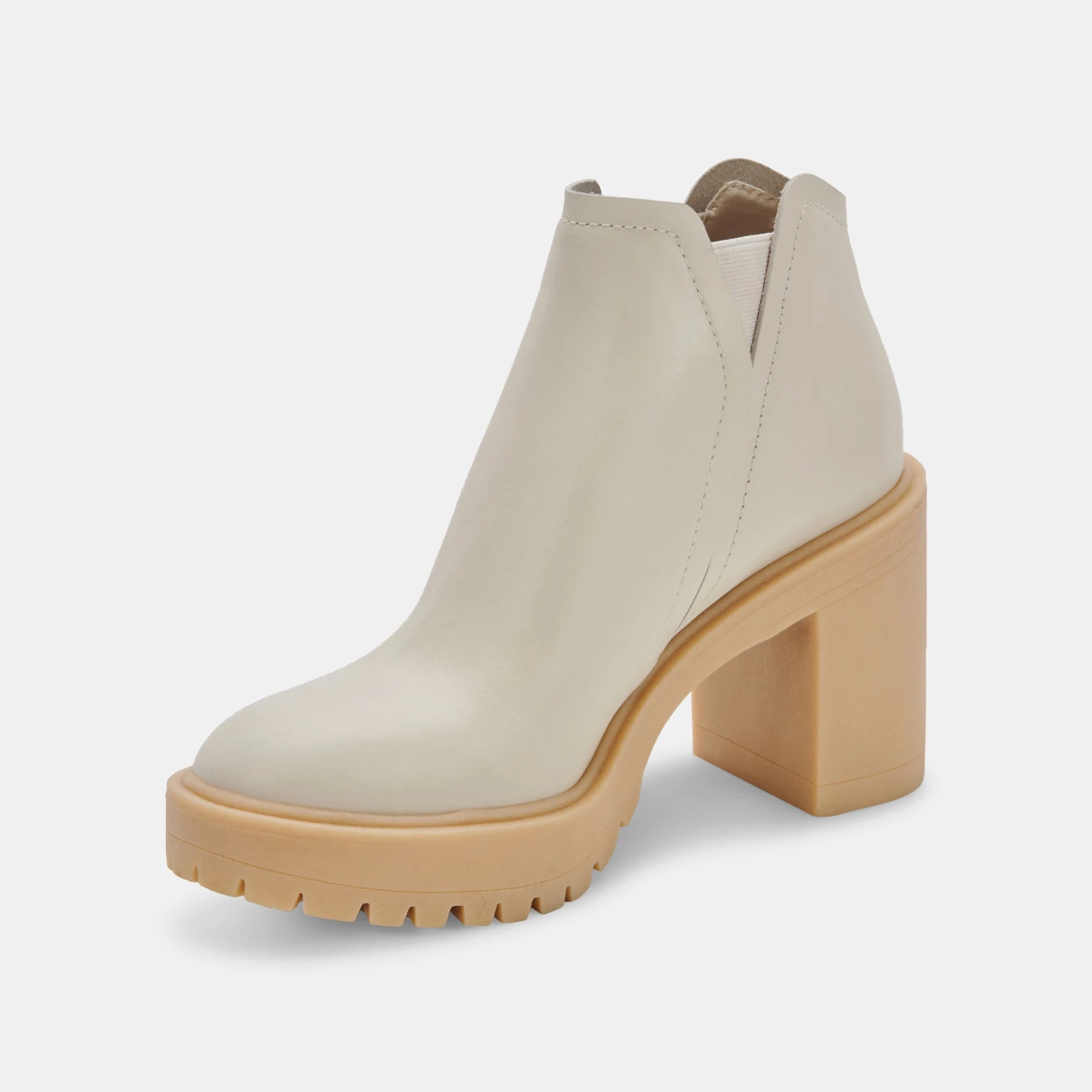 CASHE H2O BOOTS IVORY LEATHER 6 CASHE H2O BOOTS IVORY LEATHER - Image 4