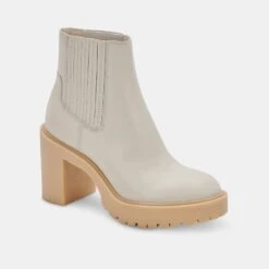 CASTER H2O BOOTIES IVORY LEATHER -Fashion Shoe Store DOLCEVITA BOOTS CASTERH2O IVORYLEATHER 01 a514c53f 140e 4550 89a0 f570f052b8a6