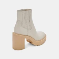 CASTER H2O BOOTIES IVORY LEATHER -Fashion Shoe Store DOLCEVITA BOOTS CASTERH2O IVORYLEATHER 03 79a2904f 518d 4f3c ad6a 0165957a1582