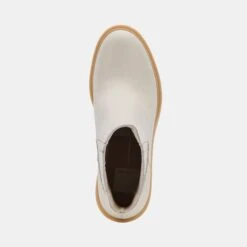 CASTER H2O BOOTIES IVORY LEATHER -Fashion Shoe Store DOLCEVITA BOOTS CASTERH2O IVORYLEATHER 06 92805ffb 374e 49cb 8db7 c36410145e66