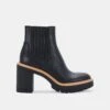 CASTER H2O BOOTIES ONYX LEATHER 2 CASTER H2O BOOTIES ONYX LEATHER -Fashion Shoe Store DOLCEVITA BOOTS CASTERH2O ONYXLEATHERH2O 02