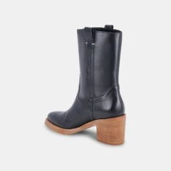COLETE BOOTS BLACK LEATHER -Fashion Shoe Store DOLCEVITA BOOTS COLETE BLACKLEATHER 09