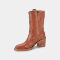 COLETE BOOTS COGNAC LEATHER -Fashion Shoe Store DOLCEVITA BOOTS COLETE COGNACLEATHER 08