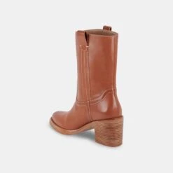 COLETE BOOTS COGNAC LEATHER -Fashion Shoe Store DOLCEVITA BOOTS COLETE COGNACLEATHER 09