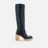 CORRY H2O WIDE BOOTS BLACK LEATHER -Fashion Shoe Store DOLCEVITA BOOTS CORRYH2O BLACKLEATHERH2O 02 2bc355ef d70f 464f a47b 607bdcf6425d