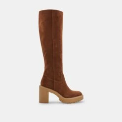 CORRY H2O WIDE BOOTS DK BROWN SUEDE