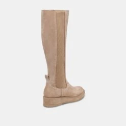 EAMON H2O BOOTS ALMOND SUEDE -Fashion Shoe Store DOLCEVITA BOOTS EAMONH2O ALMONDSUEDEH2O 03