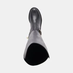 EMBER BOOTS BLACK LEATHER 18 EMBER BOOTS BLACK LEATHER -Fashion Shoe Store DOLCEVITA BOOTS EMBEROTK BLACKDITRANLEATHER 06