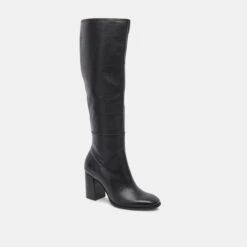 Dolce Vita FYNN BOOTS ONYX LEATHER -Fashion Shoe Store DOLCEVITA BOOTS FYNN ONYXLEATHER 01 20b5d07f 468b 4172 aa84 d75409643d41